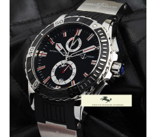 HK1190 ULYSSE NARDİN MARİNE DİVER KRONO SİYAH KRONO